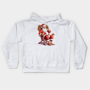 Funny Santa Claus #3 Kids Hoodie